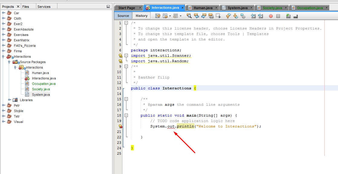 Java System.out.print Error in main() out needs to be an object in