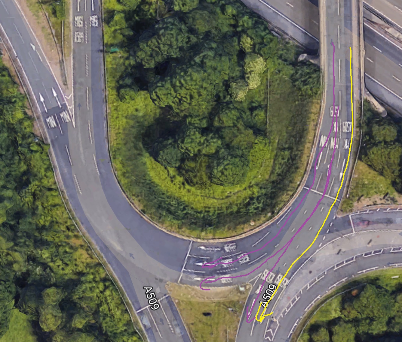 driving Which lane to enter on this roundabout? (UK) Travel Stack
