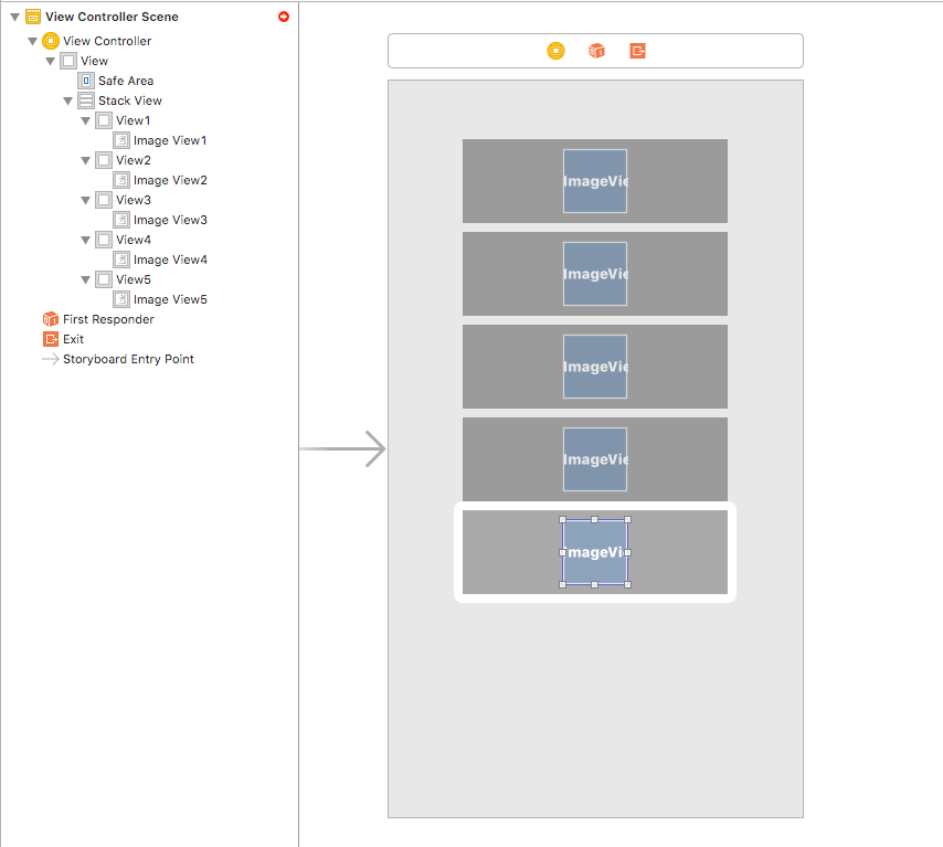 ios Swift Bring View from Stack View to front Stack Overflow