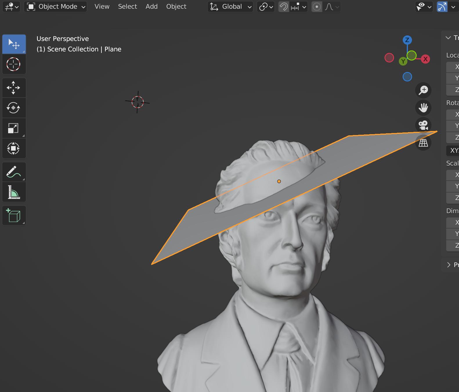 mesh Cut advanced object with plane Blender Stack Exchange