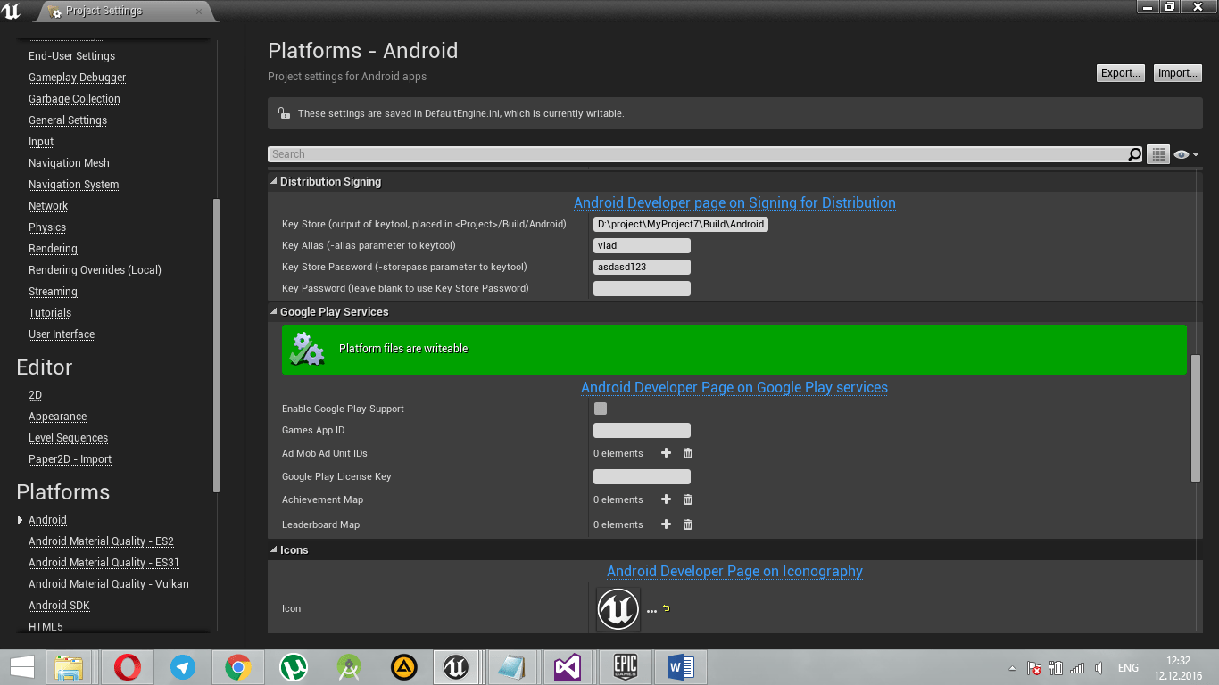 Unreal Engine 4 Android Building Error Game Development