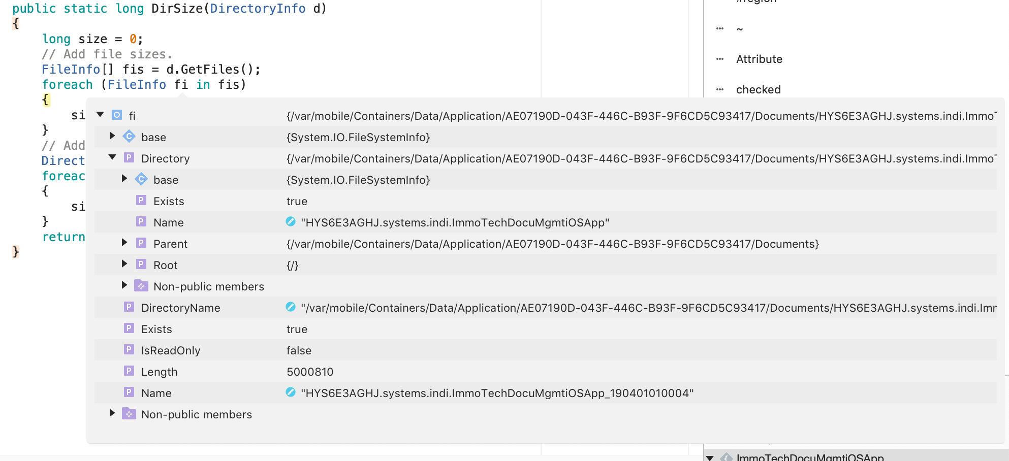 c Xamarin iOS High Storage usage and strange files Stack Overflow