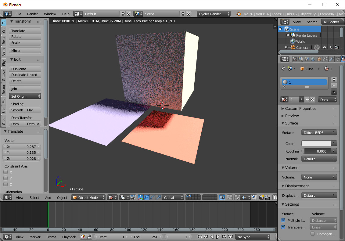 cycles render engine Prevent shadow on object/material A, allow for