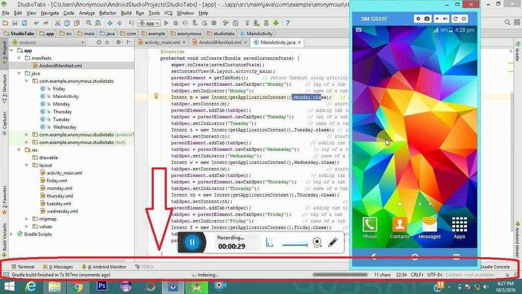 Gradle Tab not Showing in android studio 3.0 Stack Overflow