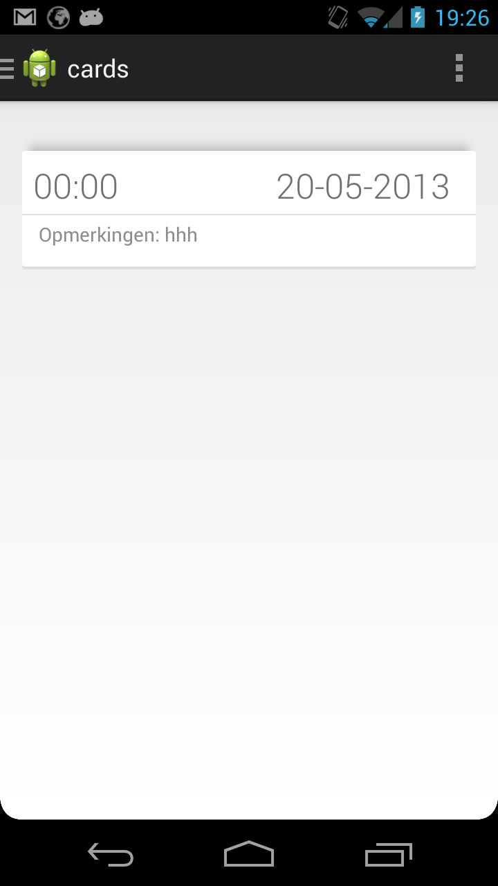 android Google Now card UI for listview Stack Overflow