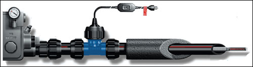 product How can I install heat tape on a hard to reach