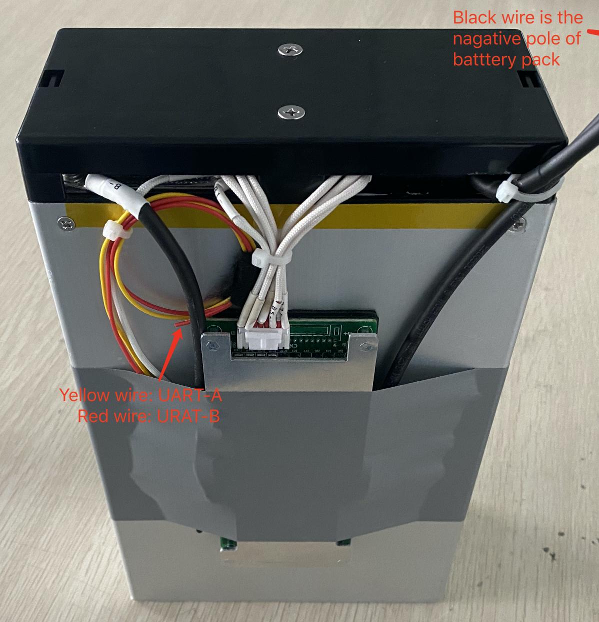 batteries Connecting to UART port on smart BMS Electrical