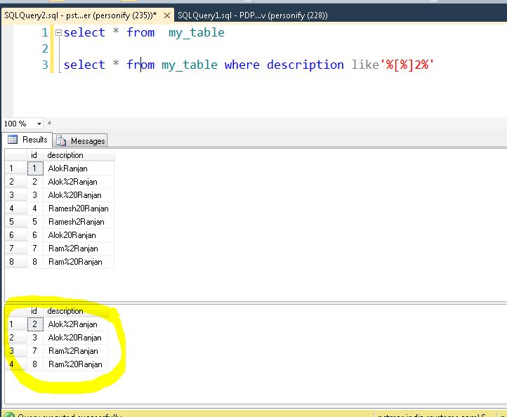 sql server How to use SQL "LIKE" operator by using wildcard? Stack