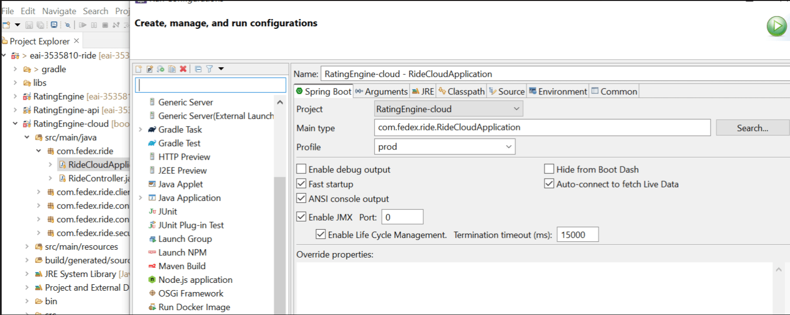 java Springboot Gradle project Could not find or load main class