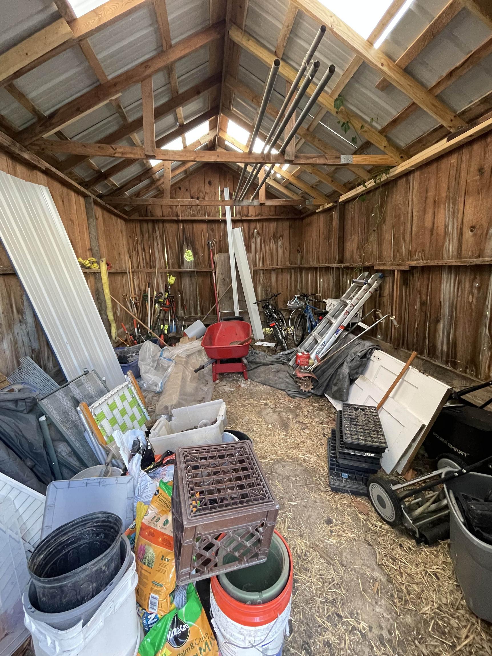 painting Shed rehab keep going or just tear down and put in a