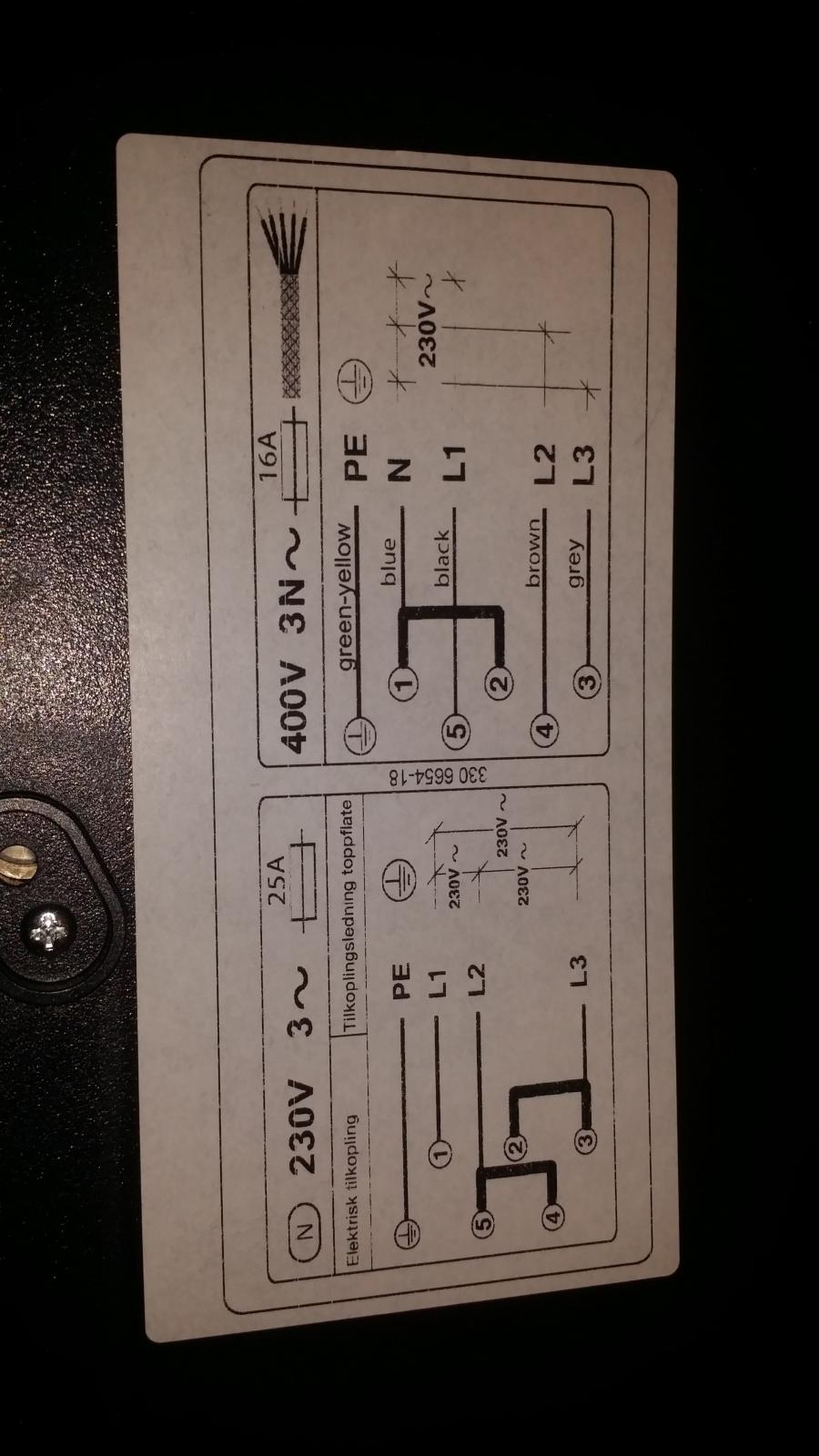electrical 5 wire hob to 4 wire junction Home Improvement Stack