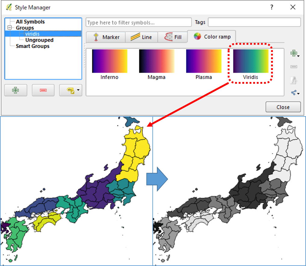 Color Palette Qgis at Herbert Showers blog