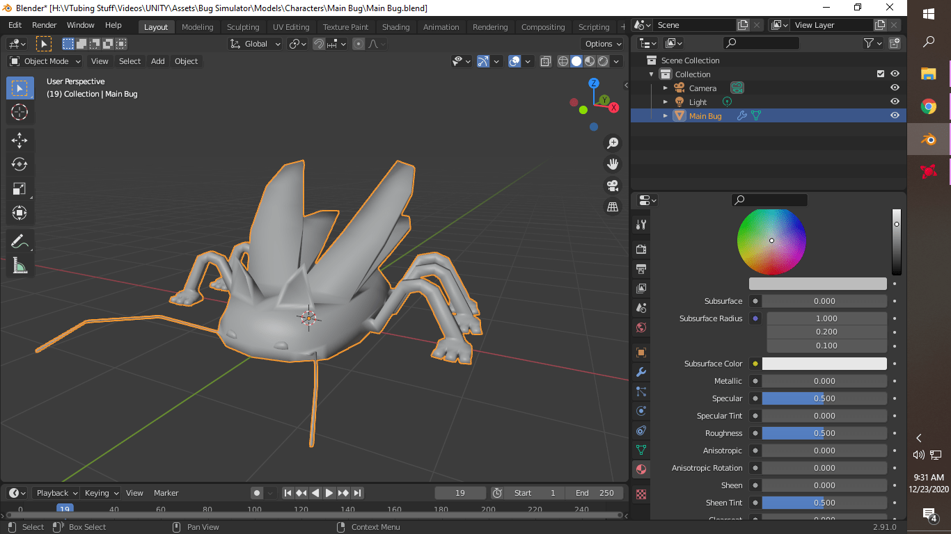 rendering Blender 2.91.0 Broken Material in Material Mode and Render