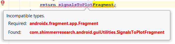 android How to solve isssue of Required androidx.fragment.app