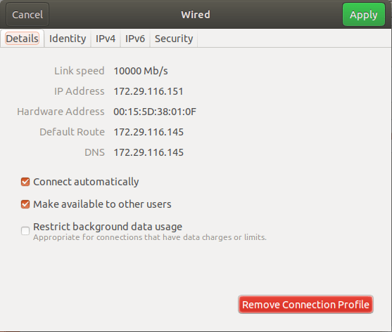 networking Not able to access from optimized Ubuntu 18.04.1