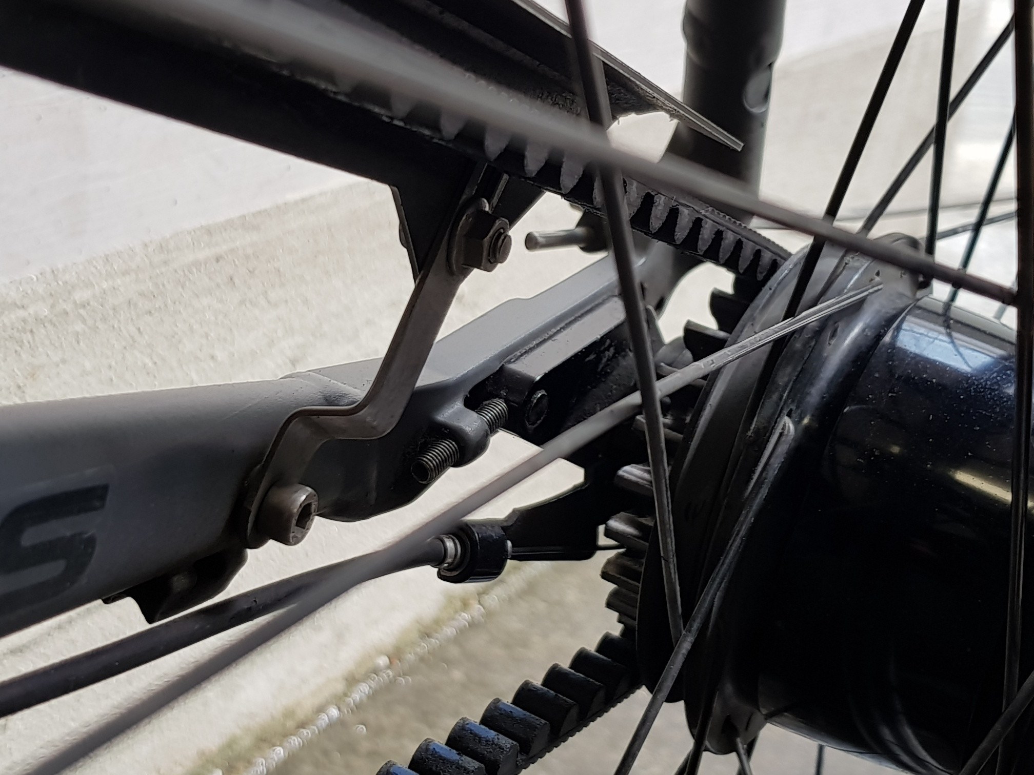 How to tighten gates belt drive on Focus 8 Bicycles Stack Exchange