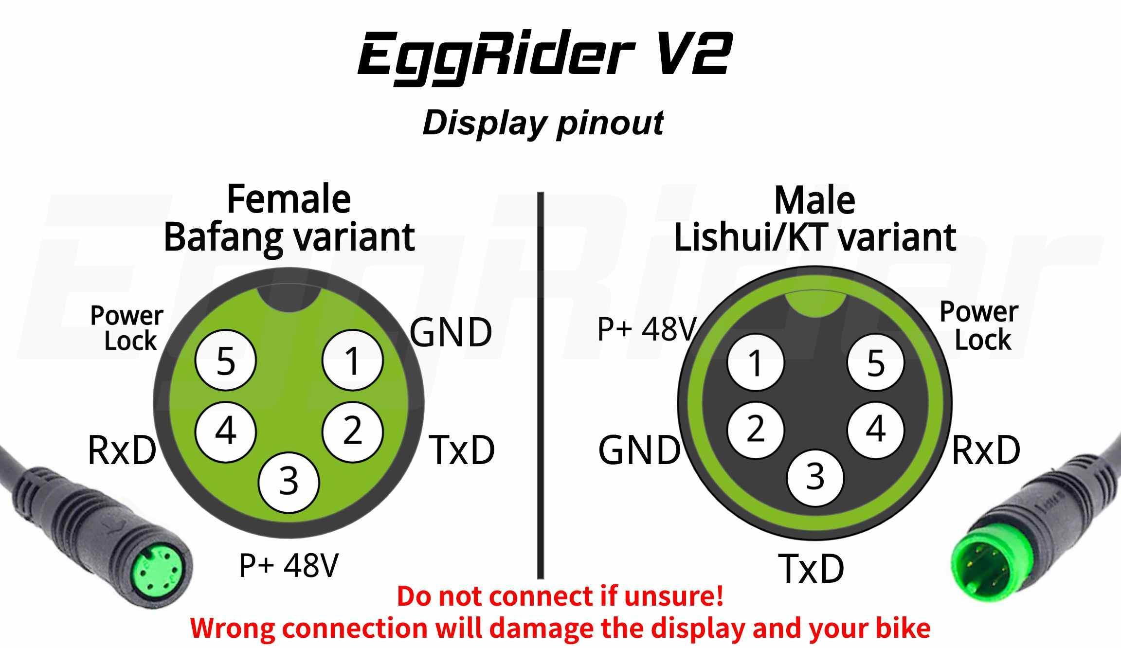 electric bike - Connecting a 9-pin cable to an ebike controller with an