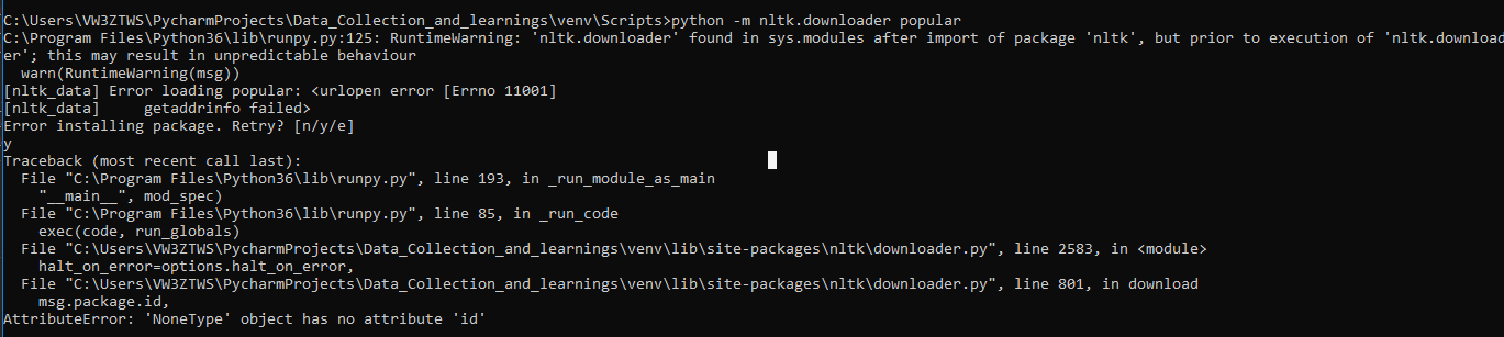 Urlopen Error Errno 11001 Getaddrinfo Failed oscaraqdesign