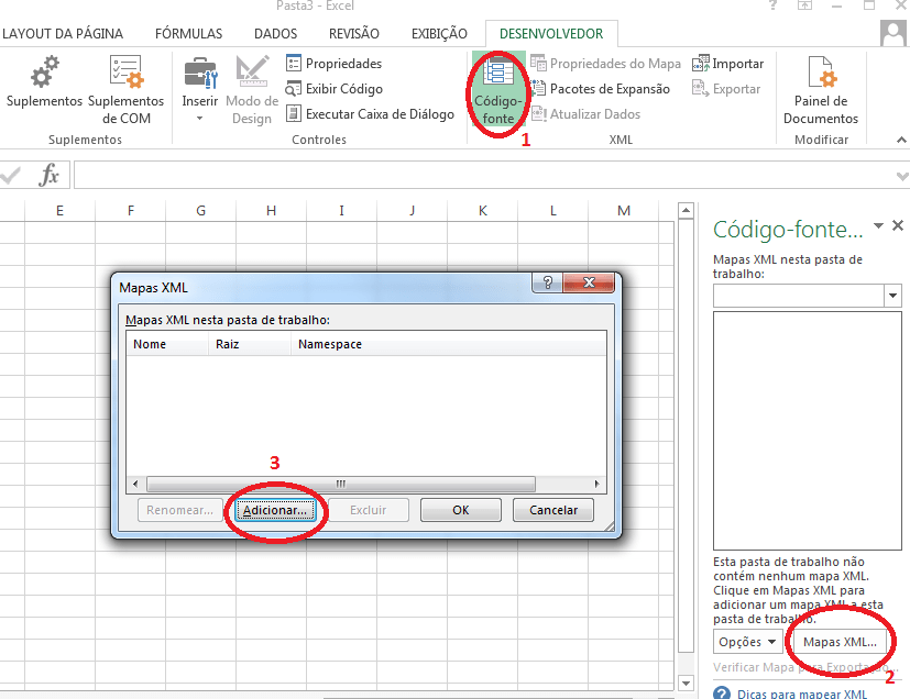 Mapeamento de XML no Excel 2013 Stack Overflow em Português