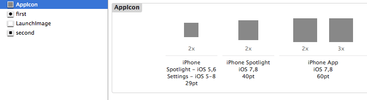 Ios How To Set App Icon And Launch Images Stack Overflow