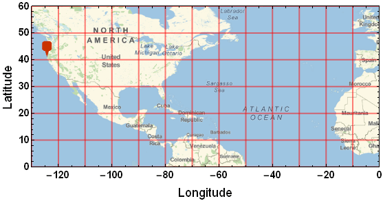 Longitude Of My Location geography Creating a latitude longitude image Mathematica Stack
