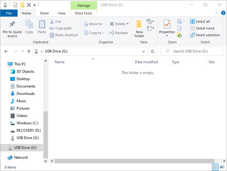 boot - how to use recovery usb created by hp recovery tool to re