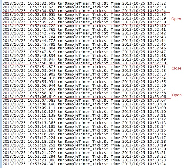 multithreading C WinForms Why Thread Timer tick event not elapsed