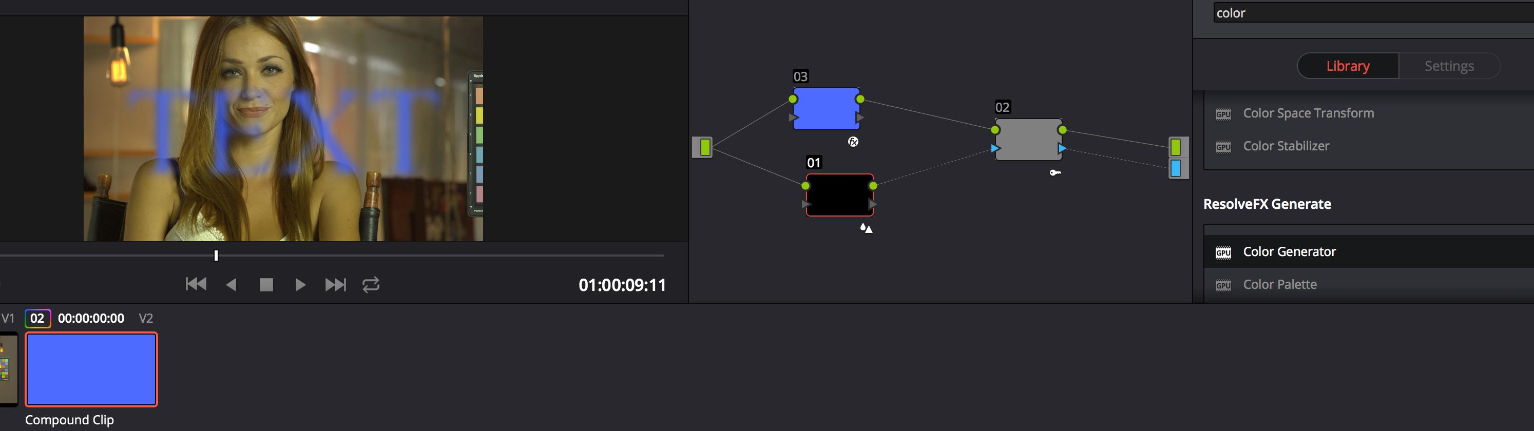 subtitles DaVinci Resolve Blur and fade title on top of video Video Production Stack Exchange