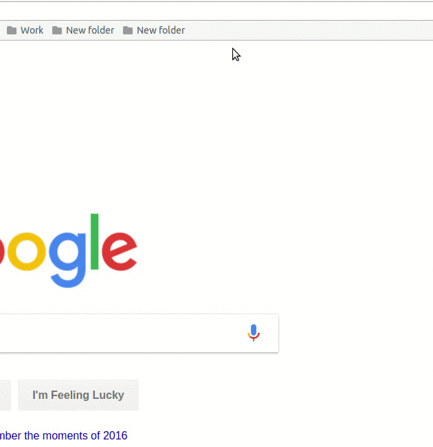 How to stop chrome bookmarks bar dropdown menu from collapsing when you