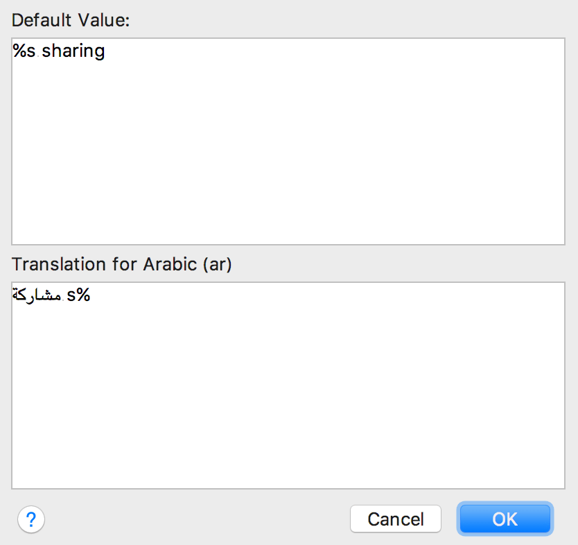Android RTL translation with placeholders Stack Overflow