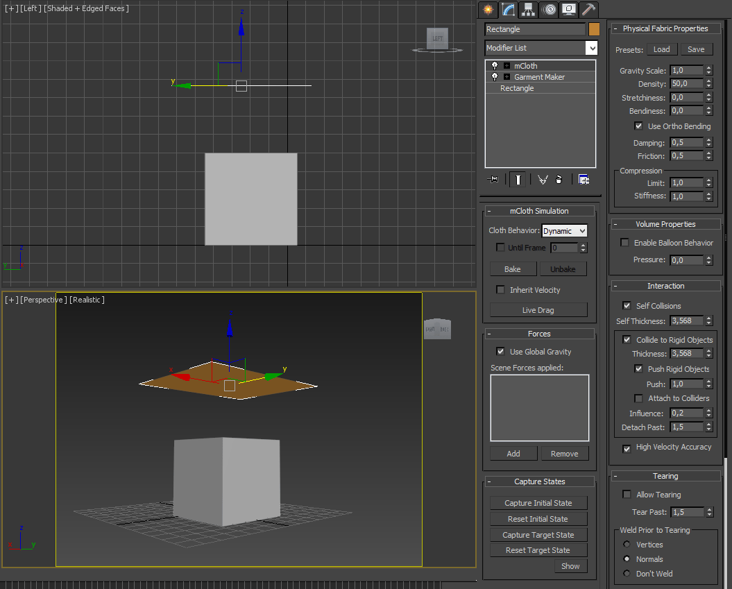 3ds max Export MassFX simulation with FBX problem Graphic Design