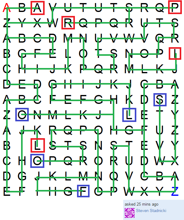 A maze puzzle for the day Puzzling Stack Exchange