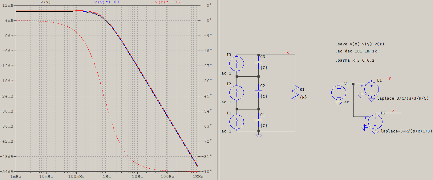 analog InSeries current source equation solving Electrical