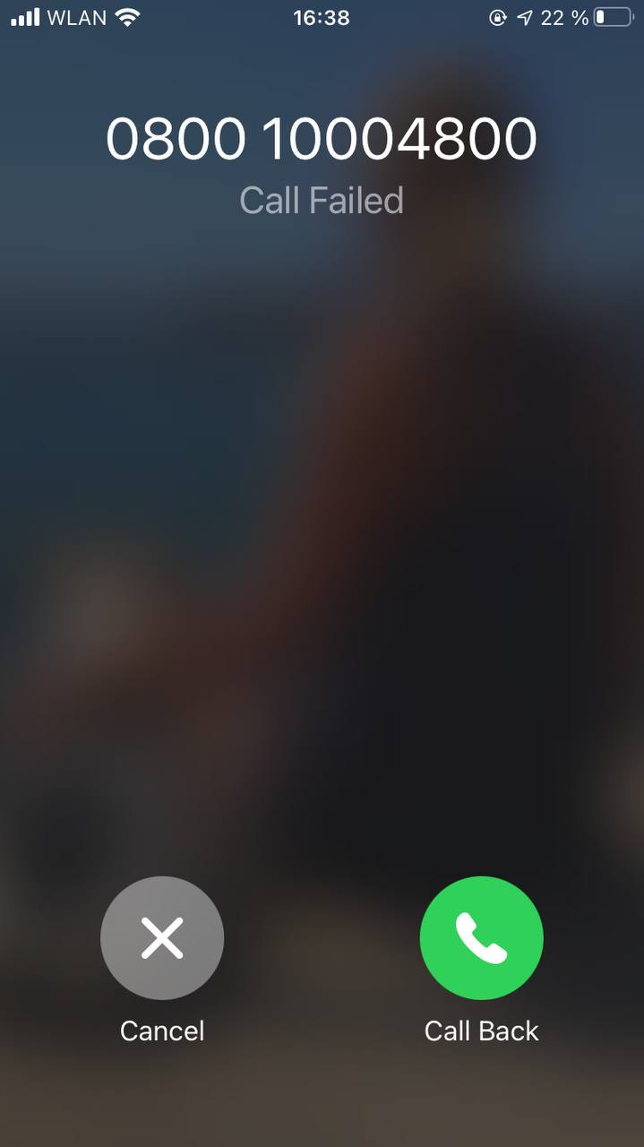 iphone Phone calls immediately hang up unless