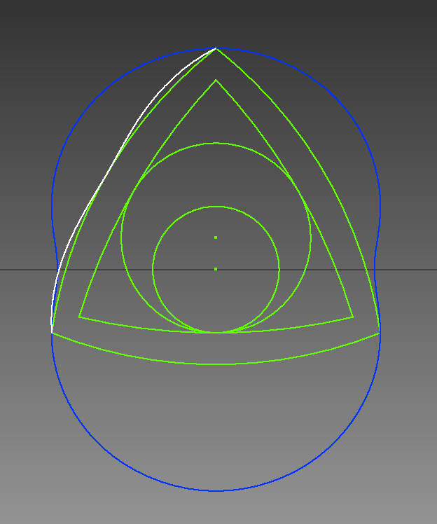geometry Equation for the MaximumArea Rotor in a Wankel Engine