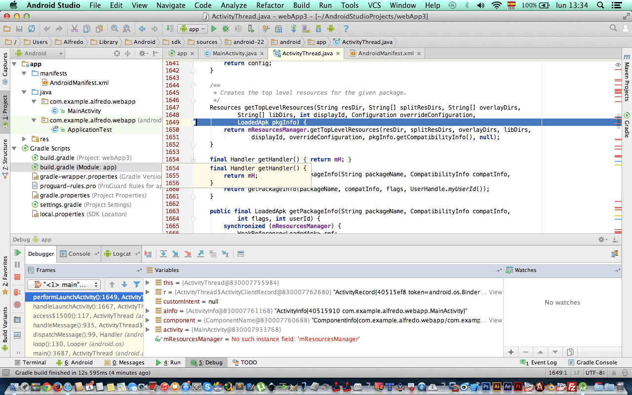 java Android App is crashing in Super.onCreate(savedInstanceState) at