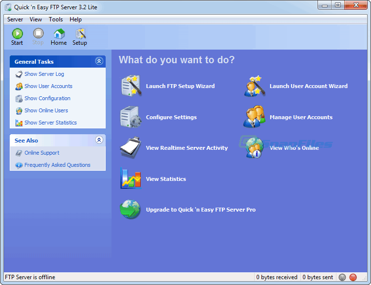 gratis Portable FTP server for 32 bit Windows XP with no admin rights