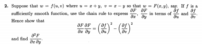 multivariable calculus How to take the second derivative using multi