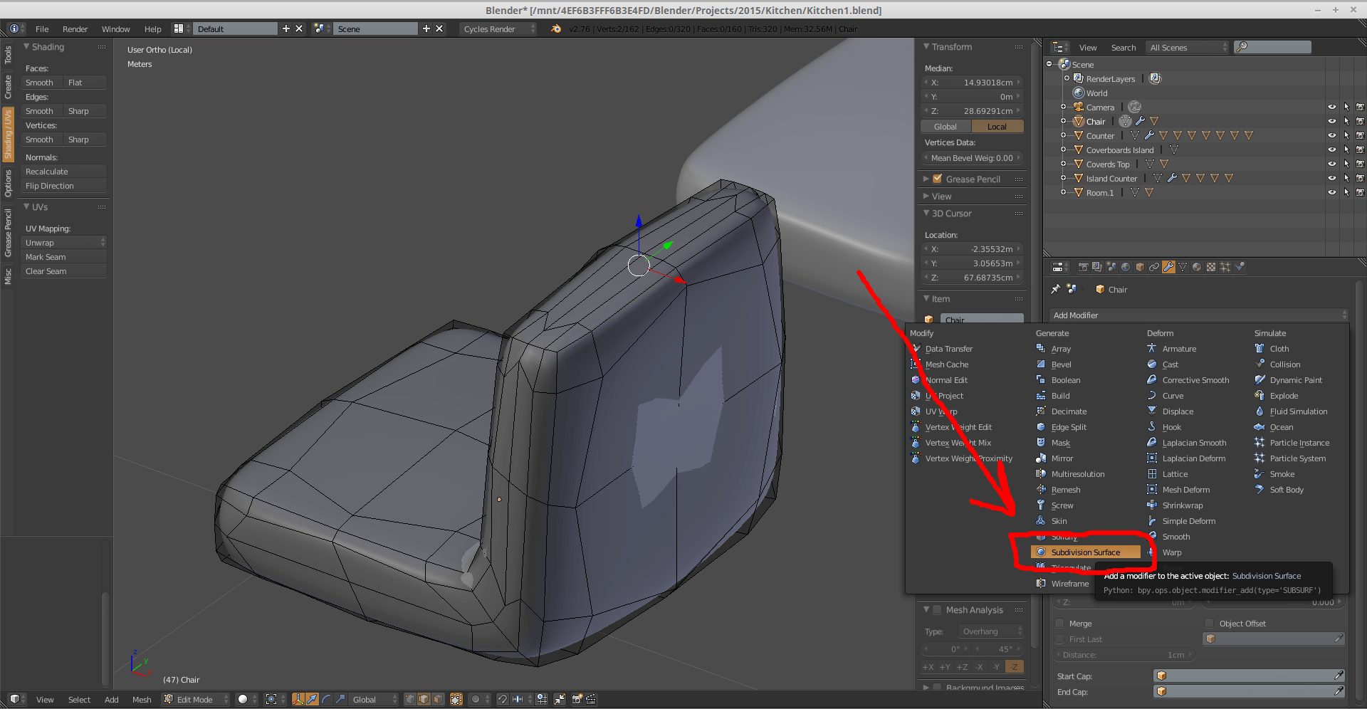 modifiers Curved lines in between vertices Blender Stack Exchange