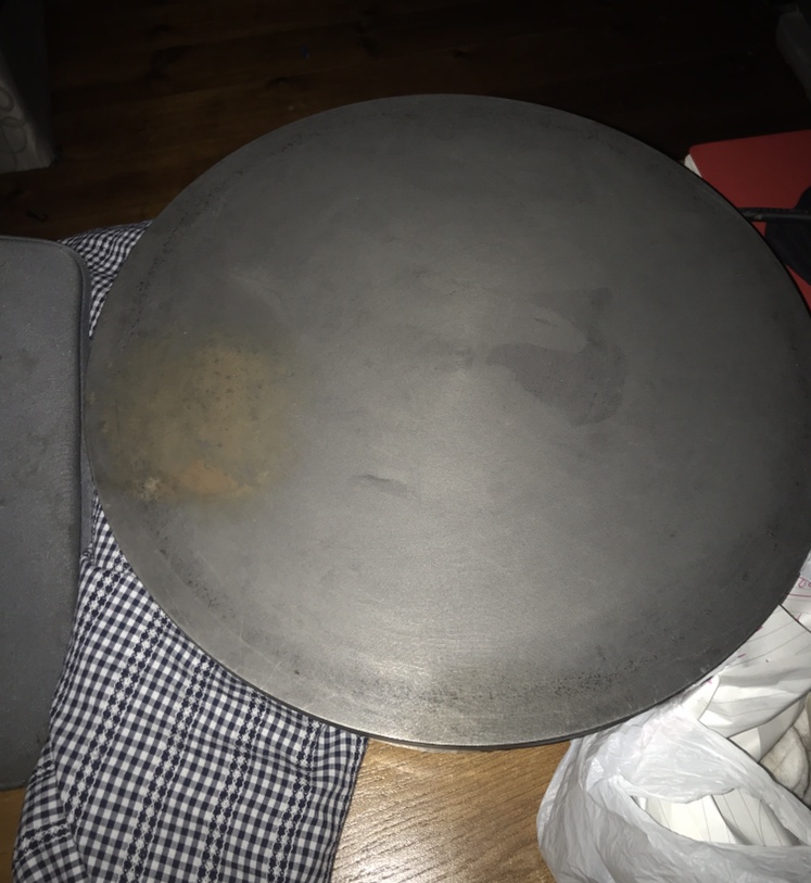 Does burnt mark on cast iron crepe machine mean it’s ruined? Seasoned