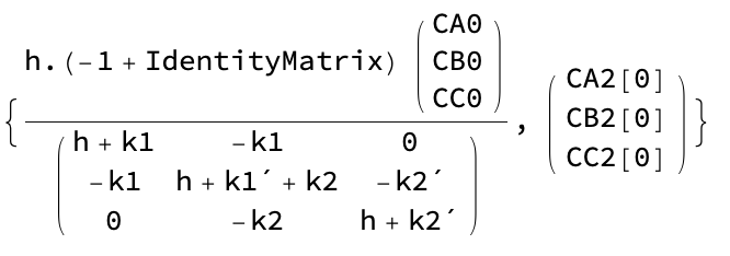 differential equations How to solve a Matrix of ODEs Mathematica