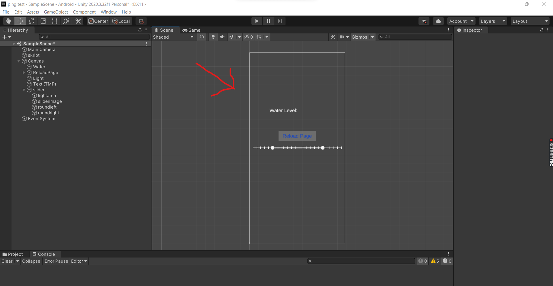 c How to get the cordinates of an Item in Game view in Unity Stack