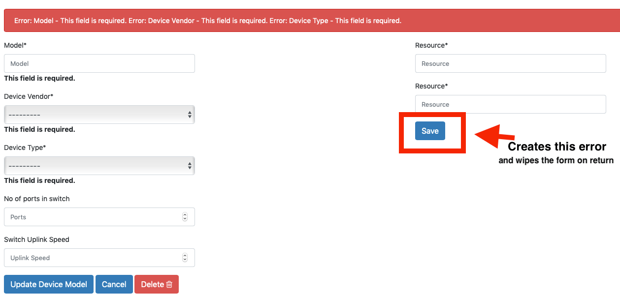 Django formset pagination