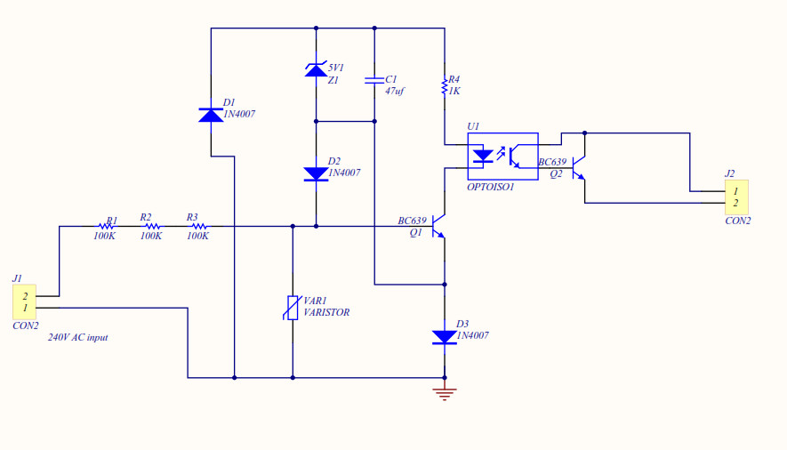 opto isolator Zero Crossing Signal Timing Electrical Engineering