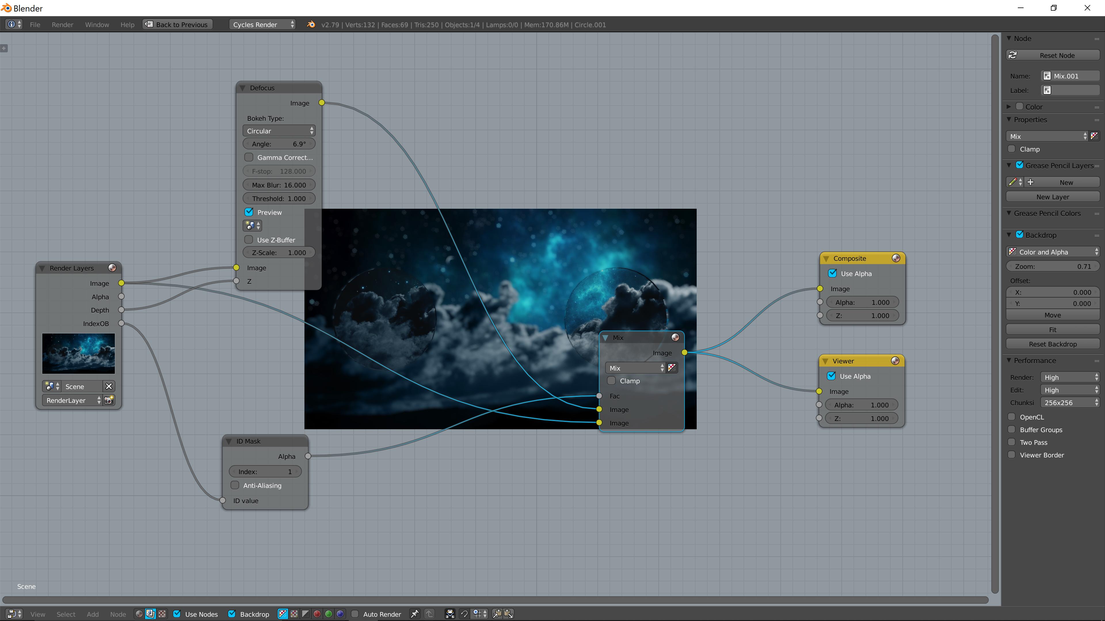 Blur effect throught glass Blender Stack Exchange