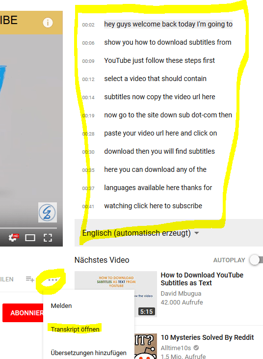 audio YouTube video to text? Software Stack Exchange