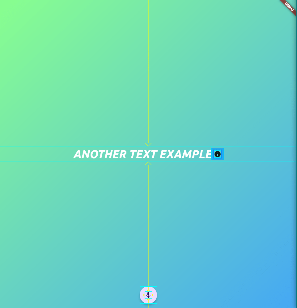 user interface Flutter How do I place a widget next to a centered