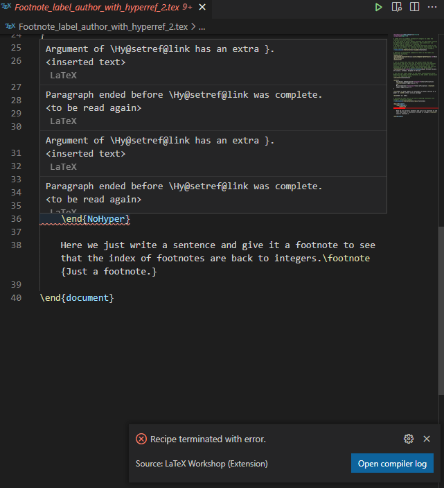 How to force hyperref to not touch one item, such as one footnote