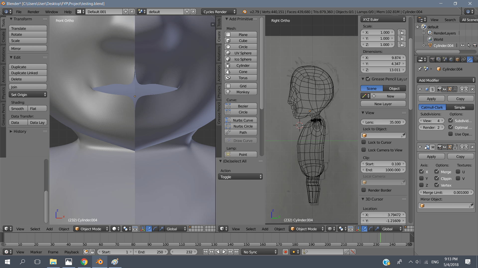 mirror Model not smooth and imperfect after mirrored in Blender