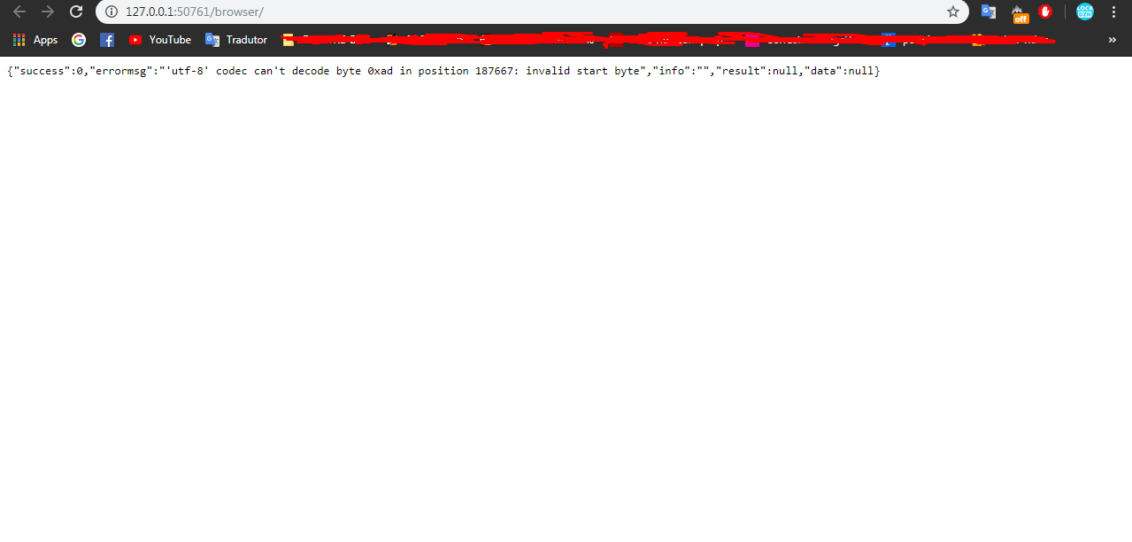 postgresql How to fix "'utf8' codec can't decode byte 0xad in